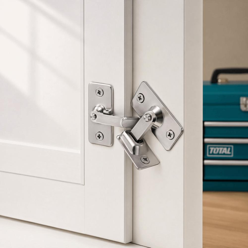 Stainless Steel Right Angle Door Latch Multi-functional Toggle Latch Cabinet Lock Furniture