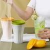 Copo para Fazer Slushie Orifício de Transbordo Fazer Bebida Gelada Portátil Rápido Espremer Máquina de Fazer Gelo Slushie para Casa