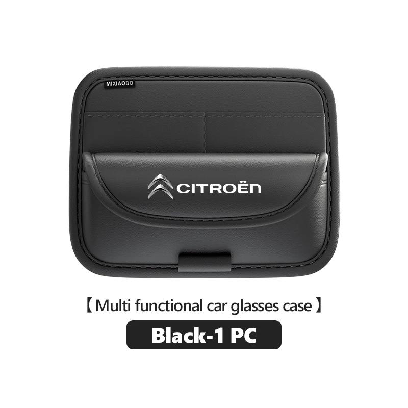 

Car Sun Visor Glasses Case Organizer Box Holder Visor Sunshade For Citroen Jumper Celysee Cactus Picasso Aircross Saxo Grand