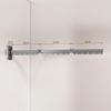 Yicang Folding Shower Curtain with 3-Fold Drying Rack