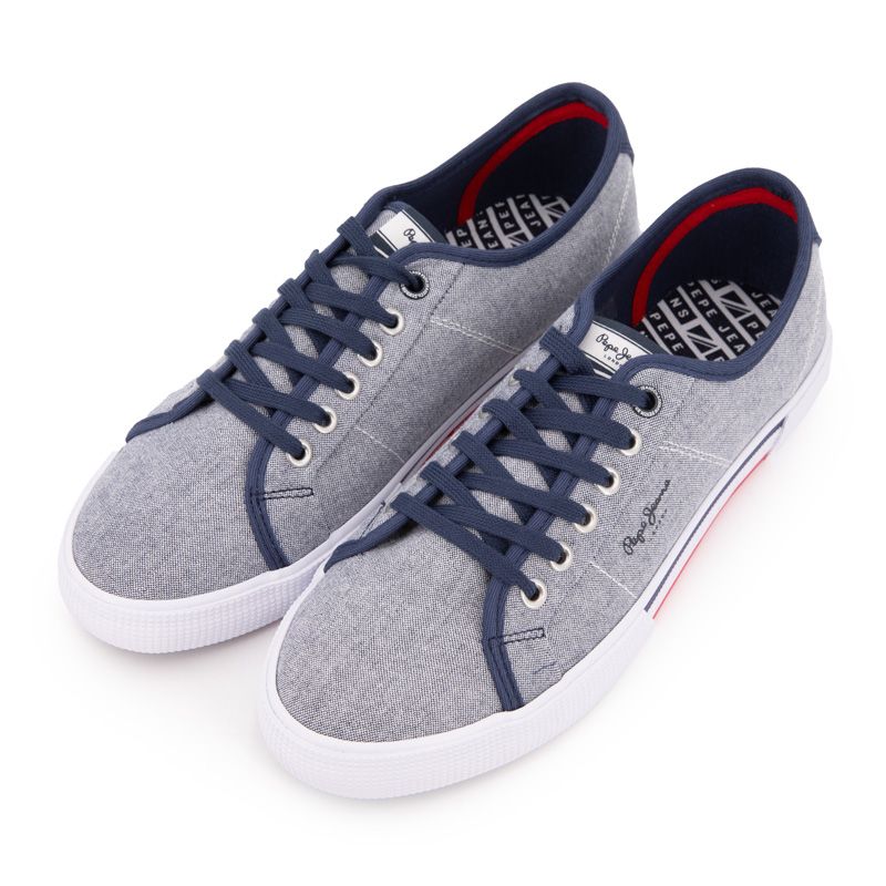 Baskets basses toile brady à lacets Homme PEPE JEANS