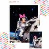 Diamond Painting Kit DIY Round Home Wall Decor Adult Handmade Gift Minnie Space Adventure125 Characters