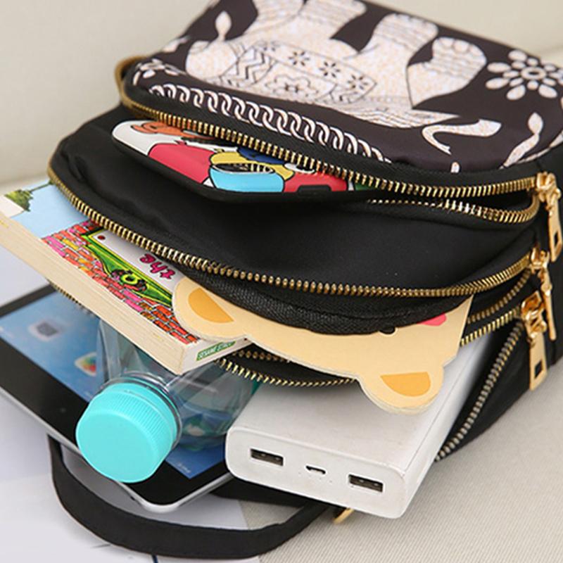 Three-purpose Ladies Shoulder Multi-Purpose Mini Small Backpack Oxford Cloth Messenger Bag
