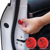 2PCS Red Wireless Car Door Warning Lights Anti-Collision Strobe Alarm Lamp with Turn Signal Function Parking Light