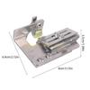 KX4B Industrial Flatbed Sewing Machine Quilting Presser Foot Width Adjustable Double Layer Ruffling Presser Foot Attachment