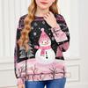 Christmas Day Sweatshirts For Children Boys And Girls Knit Sweater Cute Shirt Fall Crewneck Pullover Tops