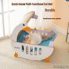 Universal Washable Cat Bed with Scratching Board and Toy Hammock