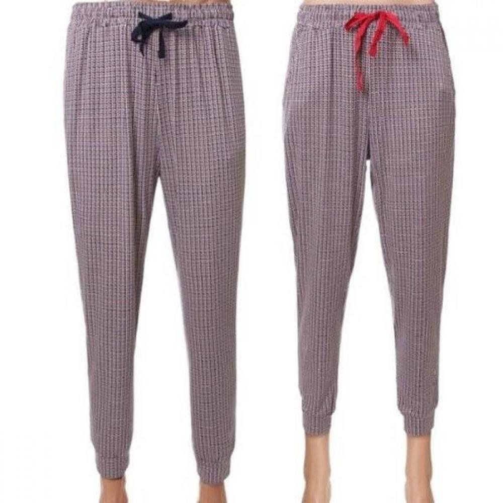 Triumph Women S Soft Touch Poly Fleece houndStooth Check Long pantS Tdwef716ny 90