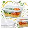 Pojemnik Szklany 370 Ml Lunchbox Na Żywność Hermetyczny Do Pracy Szkoły