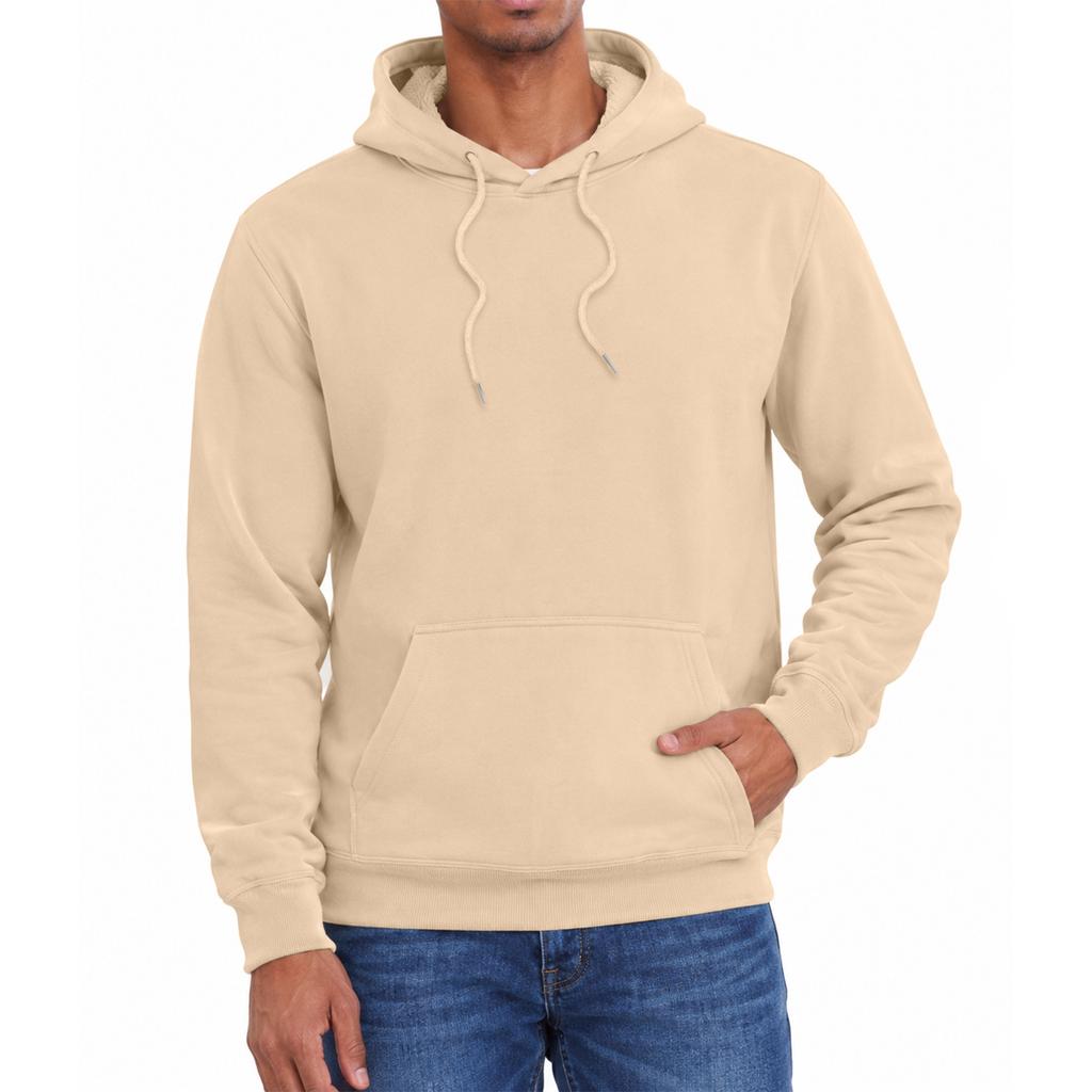 Men's Color Hooded Sweatshirt for Fall and Winter Casual Wear