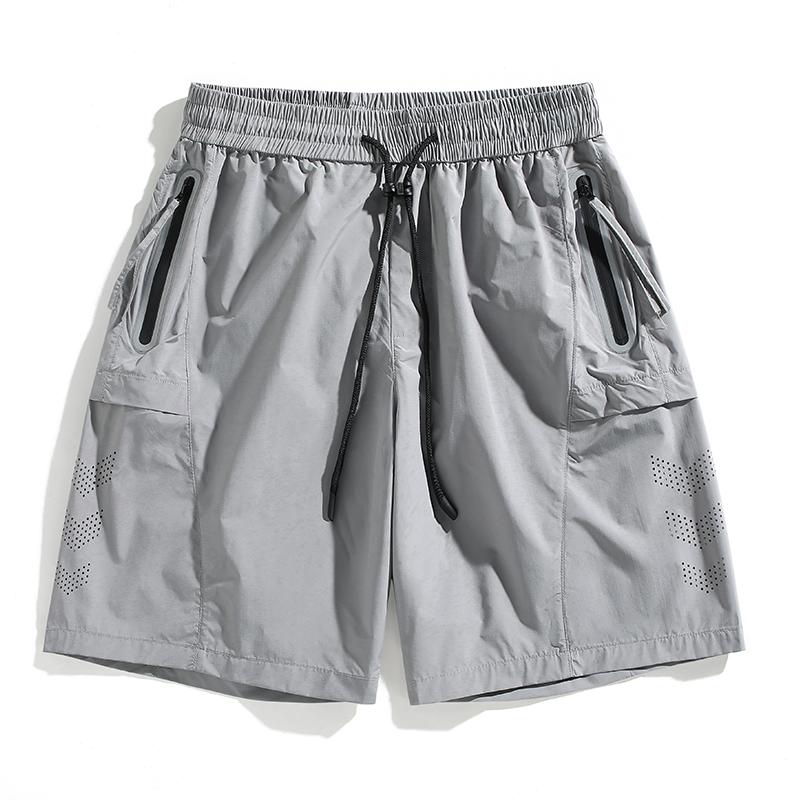 Summer Men's Workwear Shorts, Loose Straight Leg Casual Sports Shorts, Versatile Cropped Shorts