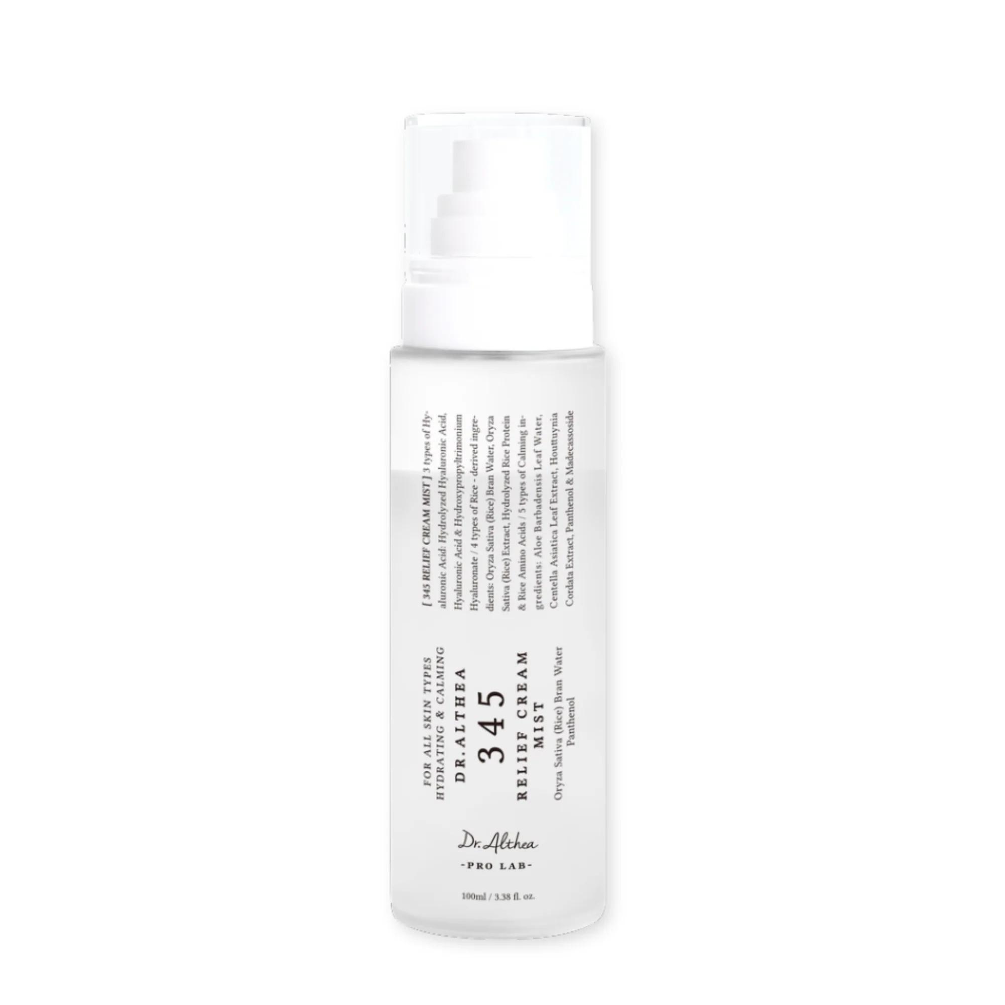 Originální Dr.Althea 345 Relief Cream Mist 147 Antioxidační Bělicí Krém Hydratační Intenzivní Obnova Originální Esence Mist