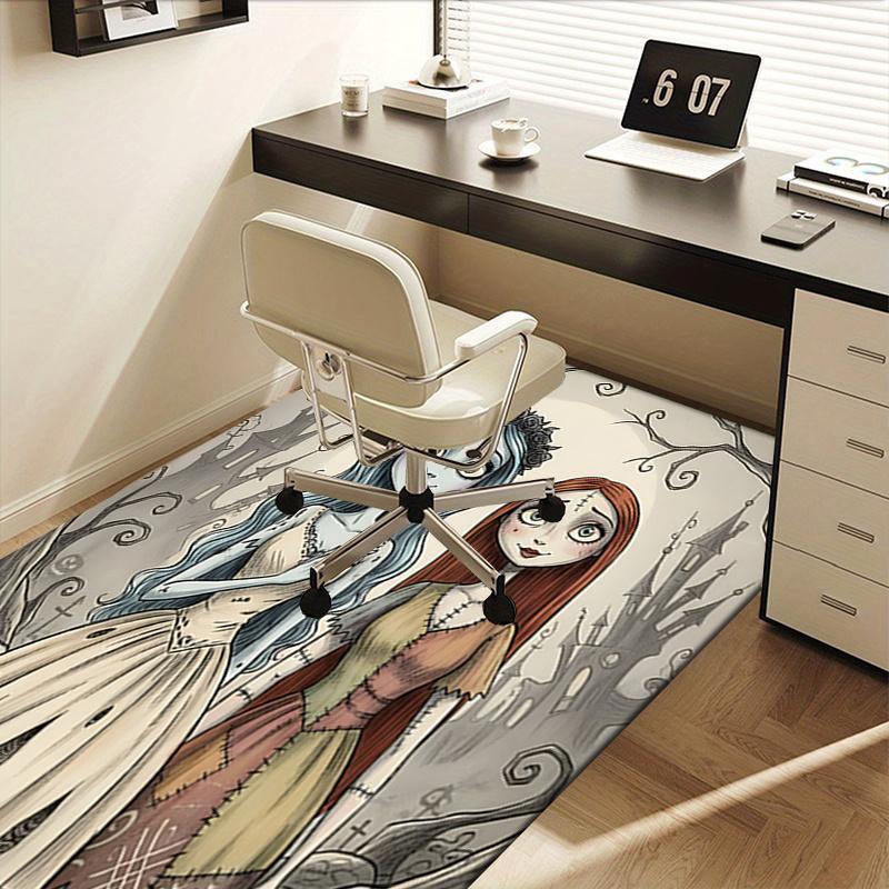 Corpse Bride Charming Office Chair Mat: Perfect for Home Decor, Office Use, and Gift Giving - Fits Various Rooms Including Bedrooms and Livi