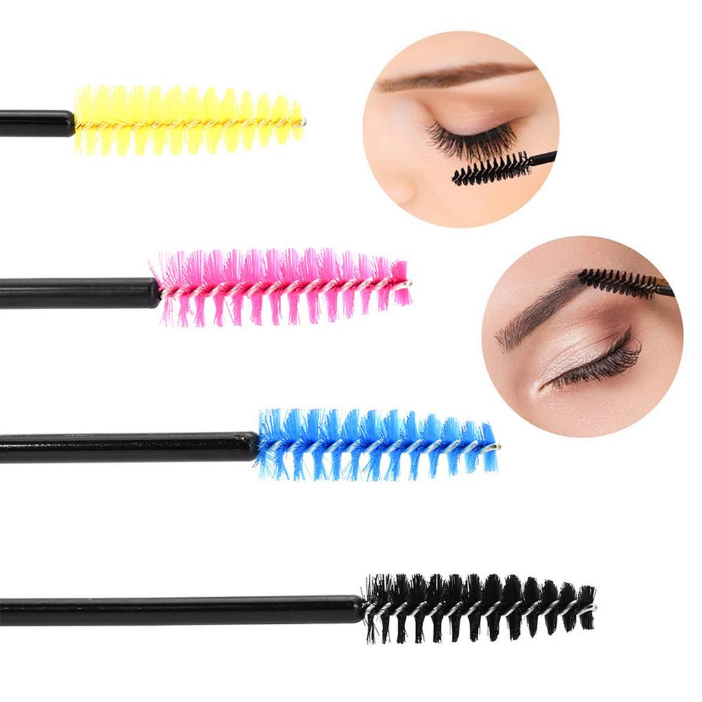 300pcs Make Up Brush Synthetic Fiber One-Off Disposable Eyelash Brush