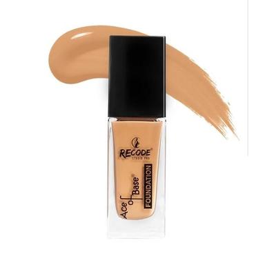 Recode Ace of Base Podkład 30ml | Odcień 04 - Lodhiana | Luminująco-matowe wykończenie | Lekki | Długotrwały | Wodoodporny | Wysokie krycie