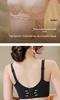 Wire-Free Push-Up Full Cup Bra for Large Breasts: Slimming, Side Fat Gathering, Anti-Sagging, Plus Size
