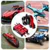 Upgrade 2204 2400KV Brushless Outrunner Motor W/ Transmission & 30A Brushless ESC for 1/24 RC Car Truck Crawler Axial SCX24