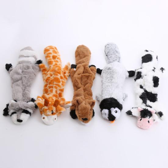 Jucărie de mestecat pentru animale de companie Amuzantă Interactivă Moale de Pluș Rezistentă la Mușcături Deschidere cu Bandă Adezivă Dinți