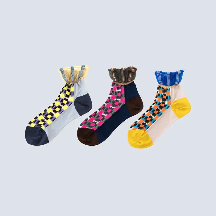 Candy & My Glass Time Socks - Navy [CQ-CT-20-1-N2M-075]