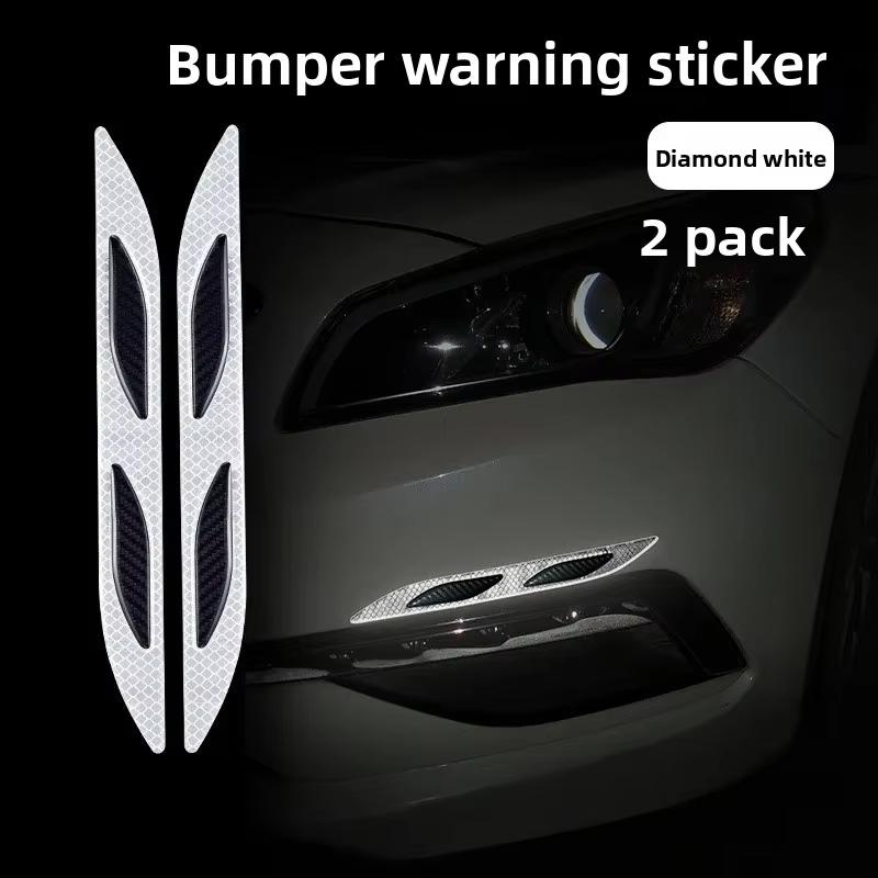 Reflective Car Sticker for Bumper Door Wheel Brow Anti-scratch Protective Stickers Car Body Anti-collision Night Warning Sticker