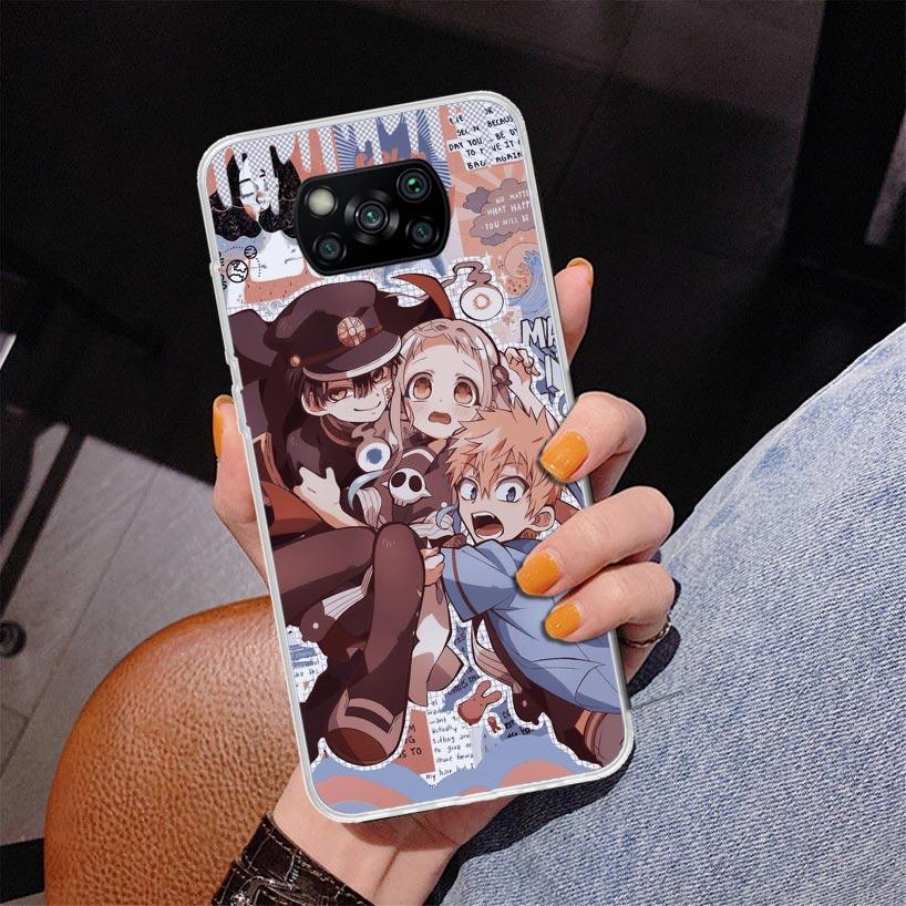 Anime Toilet Bound Hanako Kun Phone Case For Xiaomi Poco X7 X6 X5 Pro F7 Ultra Redmi 15C 15 13C 13 12C 12 10 10A 10C 9 9A 9C 9T