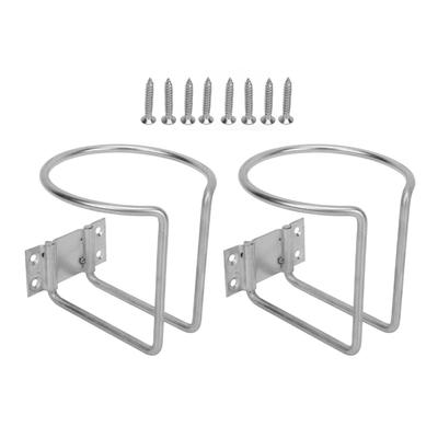 2KS Držák na nápoje s kroužkem pro loď Nerezový Odolný proti rzi Vodotěsný Držák na nápoje pro Auto Karavan RV Námořní Jachtu