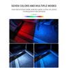 4PCS Magnetic Led Interior Car Wireless Adhesive LED Light Neon Car Door Lights LED Welcome Light Anti-collision Strobe Lights