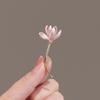 Korean Luxury Tulip Pearl Flower Brooch - Elegant High-End Women's Accessory