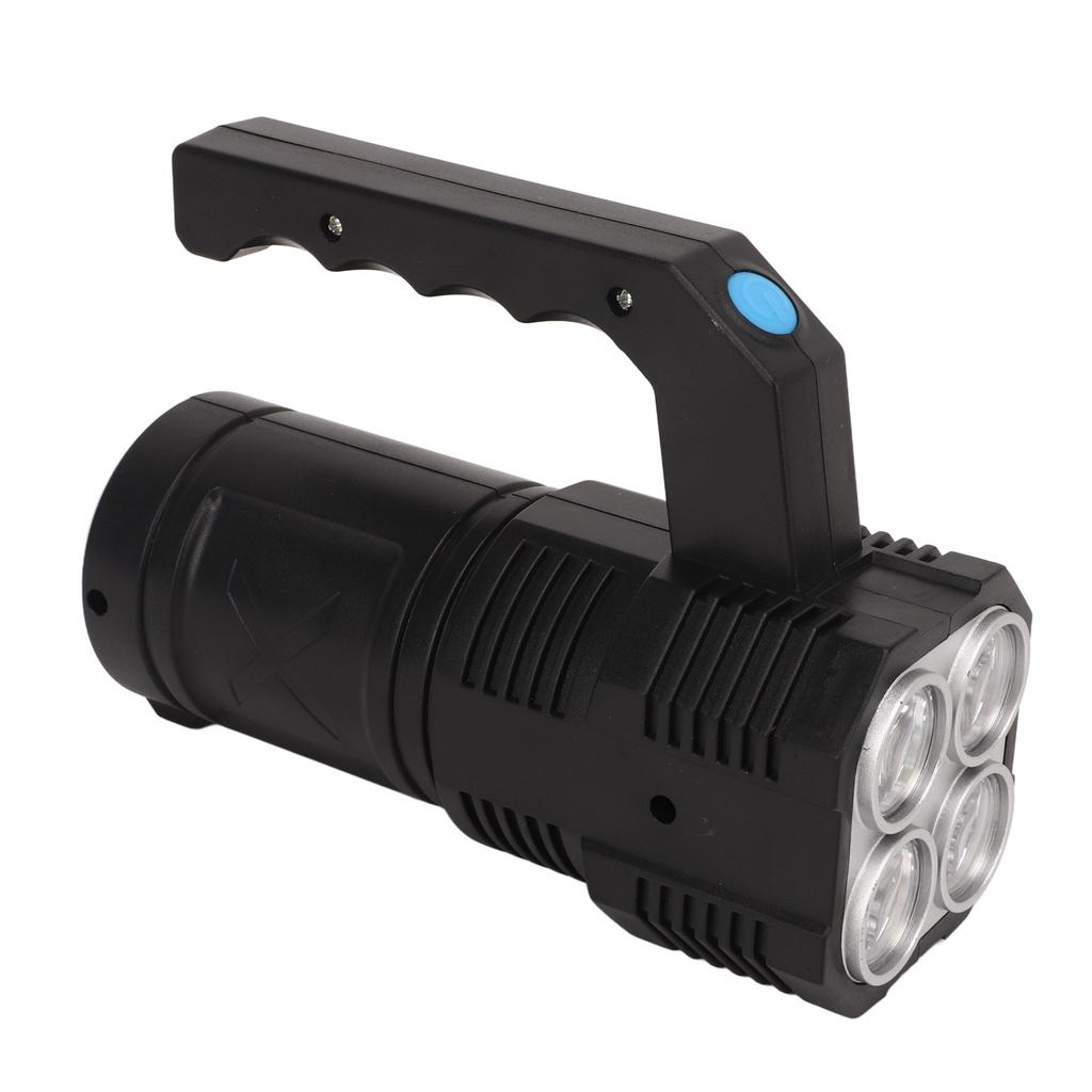Torch Flashlight 4 Modes IPX4 Waterproof Aluminum Alloy Handheld Searchlight for Outdoor