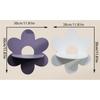 Wooden Flower Shaped Wall Ornaments Storage Rack, Simple Homestay Home Decoration Pendant