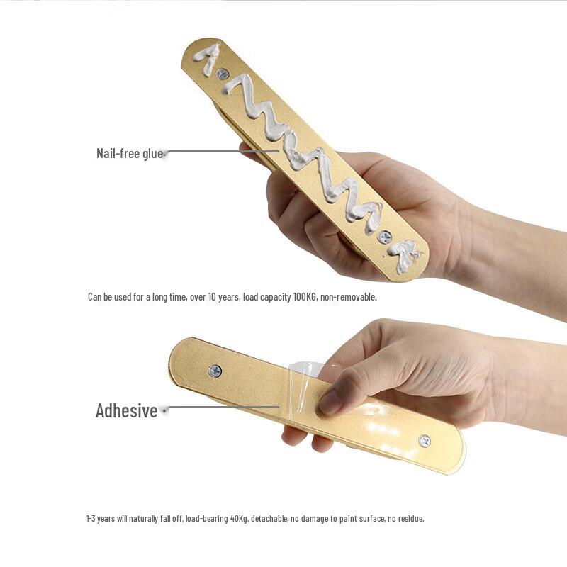 JNL Punch-Free Aluminum Alloy Door Handle