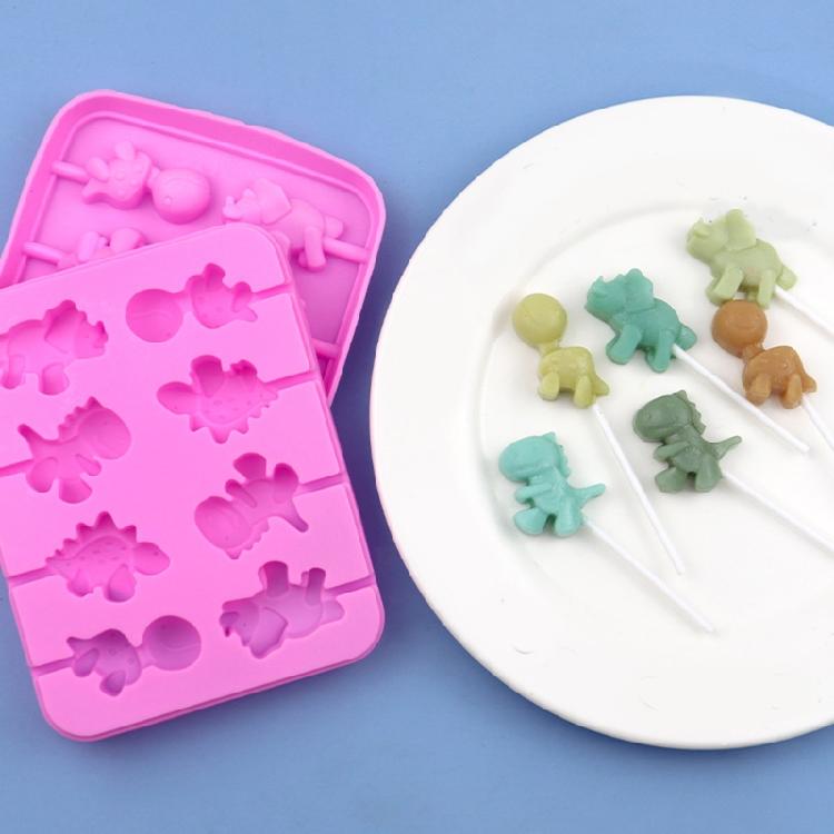 Cute Dinosaur Cookie Mould Food Grade Silicone Easy Clean Baking Utensils Gift