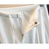 DIMANAF 2026 Summer New Plus Size Women Long Pants Thin Loose Casual Elastic Waist Fashion Lady Bottoms Clothing Cotton Linen