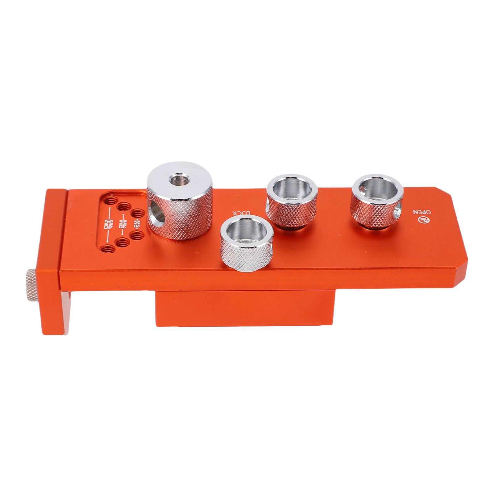 

Aluminum Profile Drill Guide Punch Locator for 20 30 40 Series Drilling Jig Punching Auxiliary Tool with Storage Bag