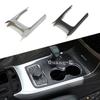 Car Sticker Middle Front Shift Stall Paddles Cup Lamp Frame Trim 1pcs For Jeep Grand Cherokee 2014 2015 2016 2017 2018