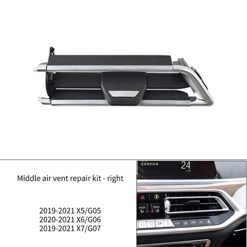Car Front Left Right Middle A/C Vent Grilles Air Conditioner Slider Clip Repair Kit For G05 G06 G07