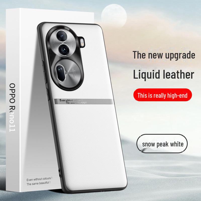 Liquid Leather Case for OPPO Reno11: Durable, Anti-Fall, Anti-Fouling Protective Cover