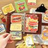 Infeel.Me Fresh Store Série 8 Mécanisme Alimentaire Amusant à Faire Soi-même Pack de Décoration Bullet Journal