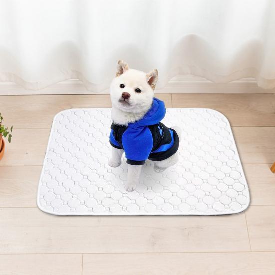 Washable Pet Pee Pad Reusable Dog Pee Pad Absorbent Leakproof Puppy Training Pad Non-Slip Potty Pad for Puppies Senior Dogs Floor Couch Use
