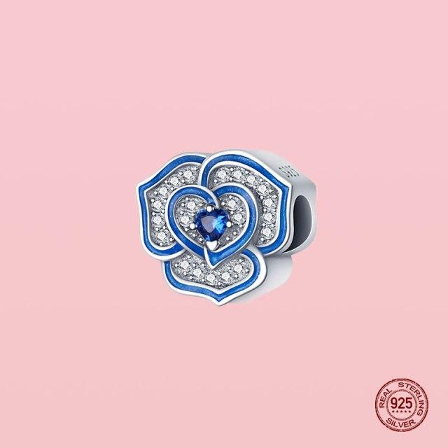 Pendentif en argent sterling 925 avec perles pour bracelet et collier Panjia originaux, bijoux pour femmes