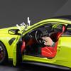 Neu 1:24 BMW THE M4 IM Legierung Miniaturauto Druckguss Metall Maßstab Automodell Sound Licht Simulation Sammlung Kinder Spielzeug Fahrzeug Geschenk