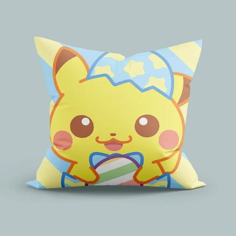 Pokemon Pikachu Cartoon Personalized Pillow Case Pillow Dust Cover Bedroom Party Decoration Pillowcase Birthday Children Gifts