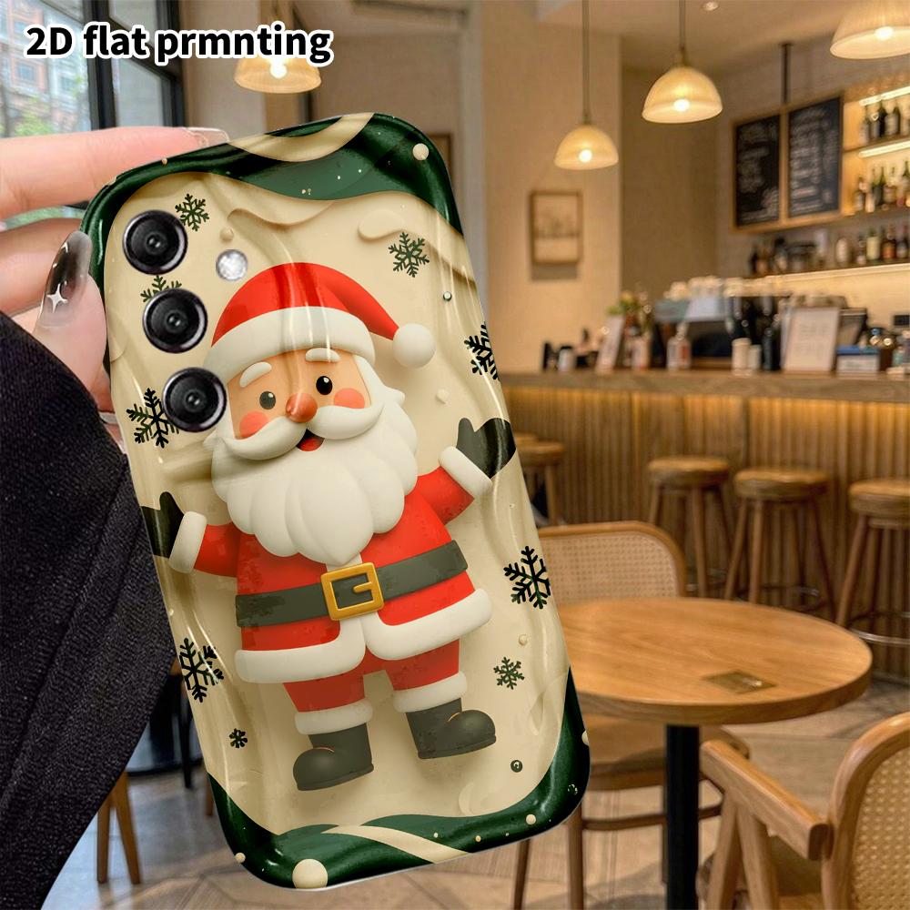 Phone case: 2D flat, suitable for Samsung Galaxy A34 A35 M05 M06 S20 S22 S21 FE Plus 5G protective case, gentle and cute, perfect Christmas and Hallow