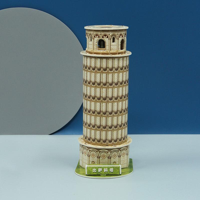 3D Paper Card World Famous Architectural Models Puzzle Handmade DIY Assembly Developmental Toys for Boys Gift