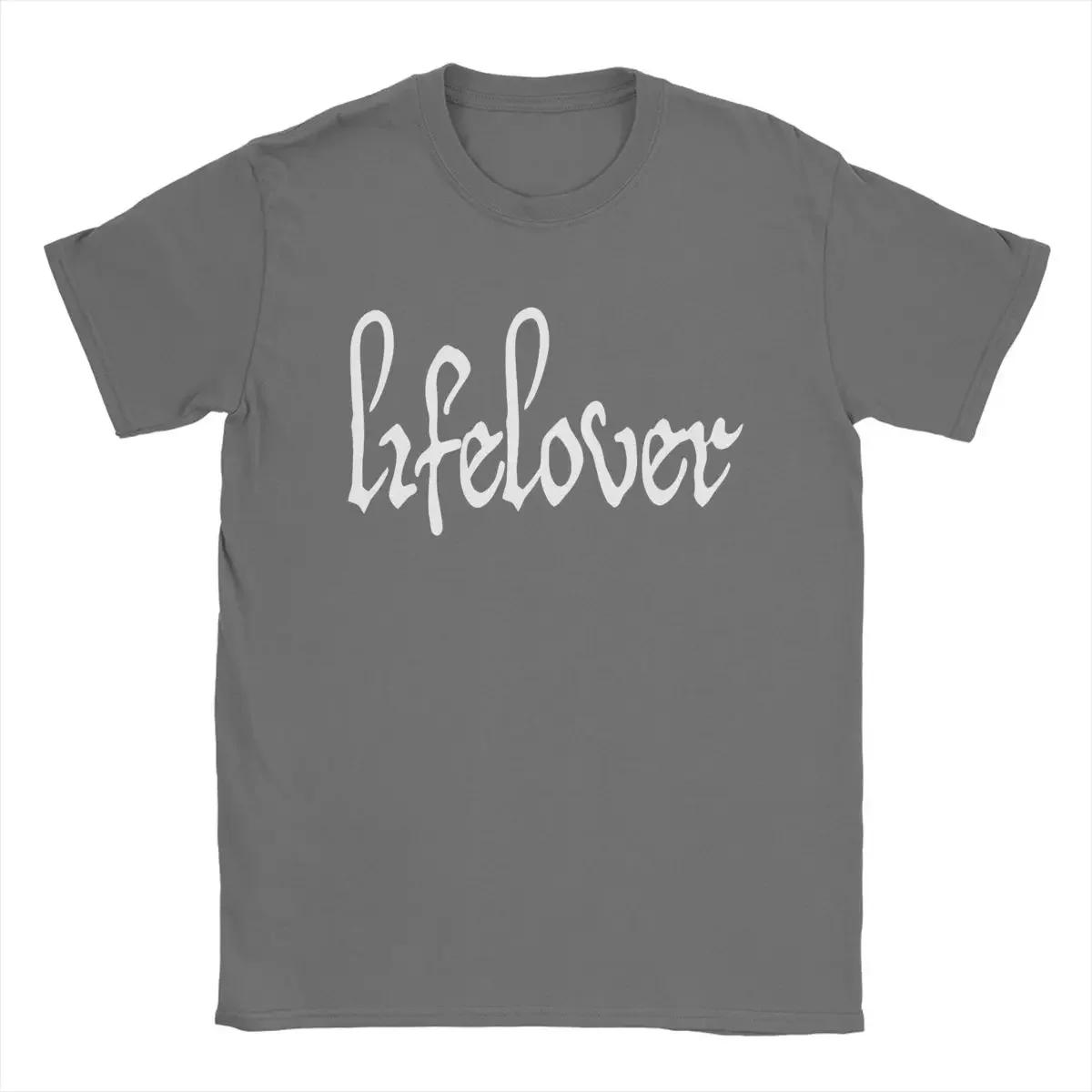 

Мужская футболка Lifelover Белая Однотонная с Логотипом Веселая Футболка из Чистого Хлопка с Коротким Рукавом Футболка с Круглым Вырезом Топы 6XL#Цвет(1) XXXXXL чёрный