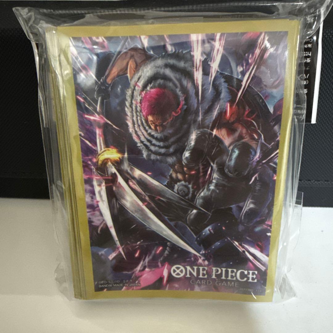 One Piece card official sleeves 3 Katakuri unopened 70 pieces.