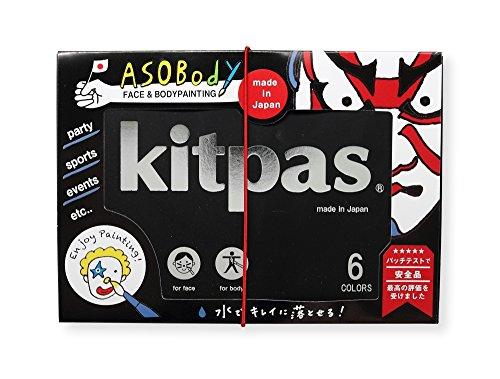 Nippon Rikagaku Face & Body Paint Kitpas Aso Body 6-Color Palette ASO-1