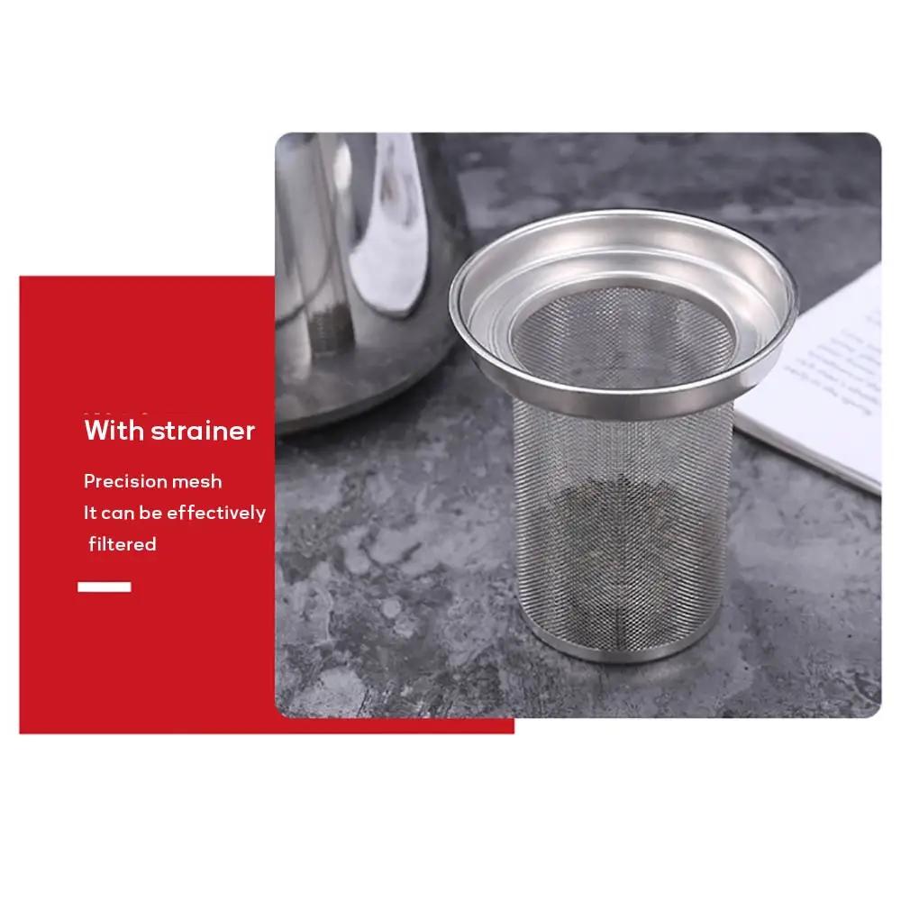 1 Pcs Thickened Stainless Steel Teapot Kettle Kettle El Restaurant Home Induction Cooker Flower Teapot Coffee Pot