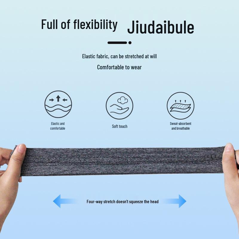 Non-Slip Silicone Running & Yoga Sweatband - Absorbent, Seamless Sport Hairband