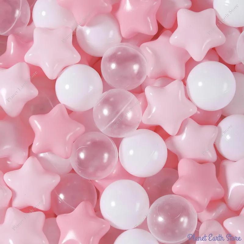 50/100Pcs 5.5CM Ocean Ball 6CM Five-Pointed Star Shape Ball Outdoor Sport Water Pool Stress Air Ball Funny Toys for Kids Game